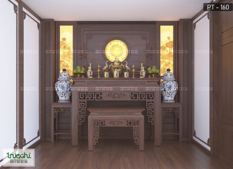 Mẫu Phòng Thờ Đẹp PT160