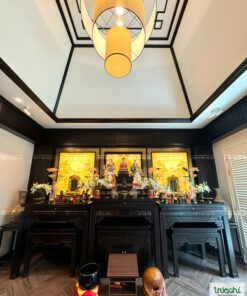 Thiết kế thi công phòng thờ nhà Chị Ly - Park City