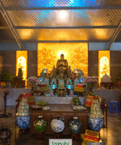 Thi công Tranh Trúc Chỉ tại chùa Thuần Lương - Thái Nguyên