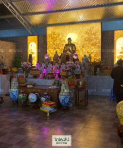 Alternative view of Thi công Tranh Trúc Chỉ tại chùa Thuần Lương - Thái Nguyên