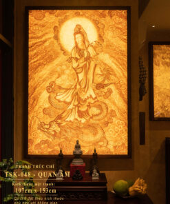 TRANH TRÚC CHỈ PHẬT QUAN ÂM
