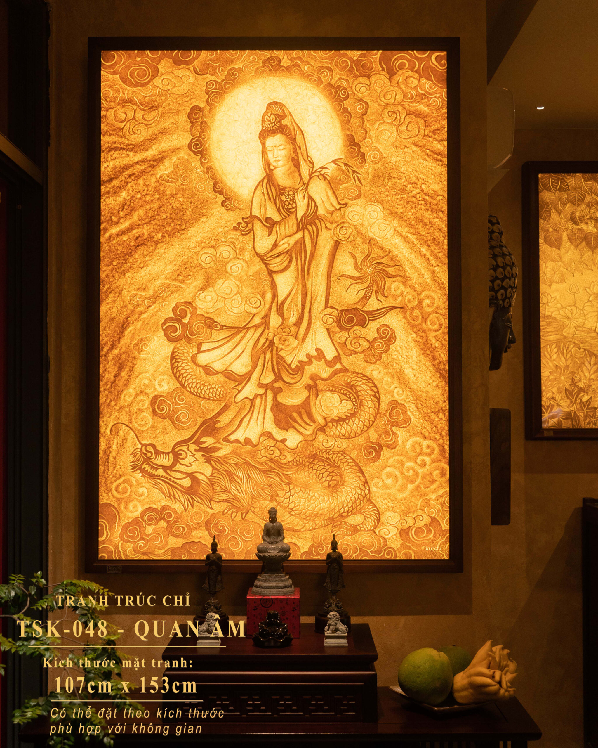 TRANH TRÚC CHỈ PHẬT QUAN ÂM TRANH TRÚC CHỈ PHẬT QUAN ÂM